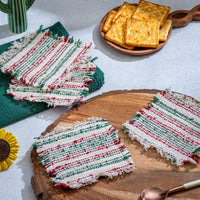 Homespun Fabric Coasters