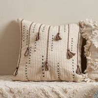 Braided Tassel Cushion Cover