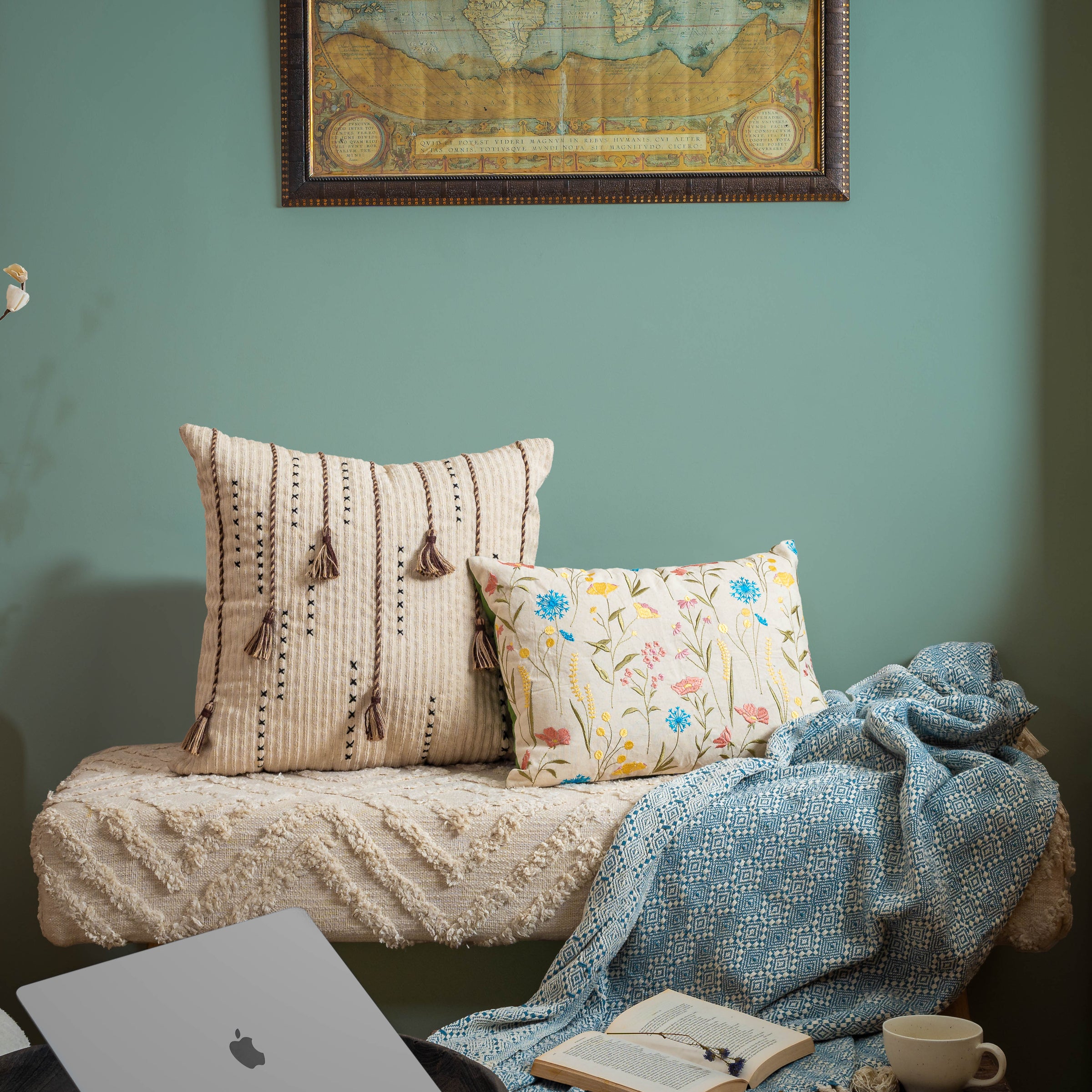 Wild Blooms Cushion Cover