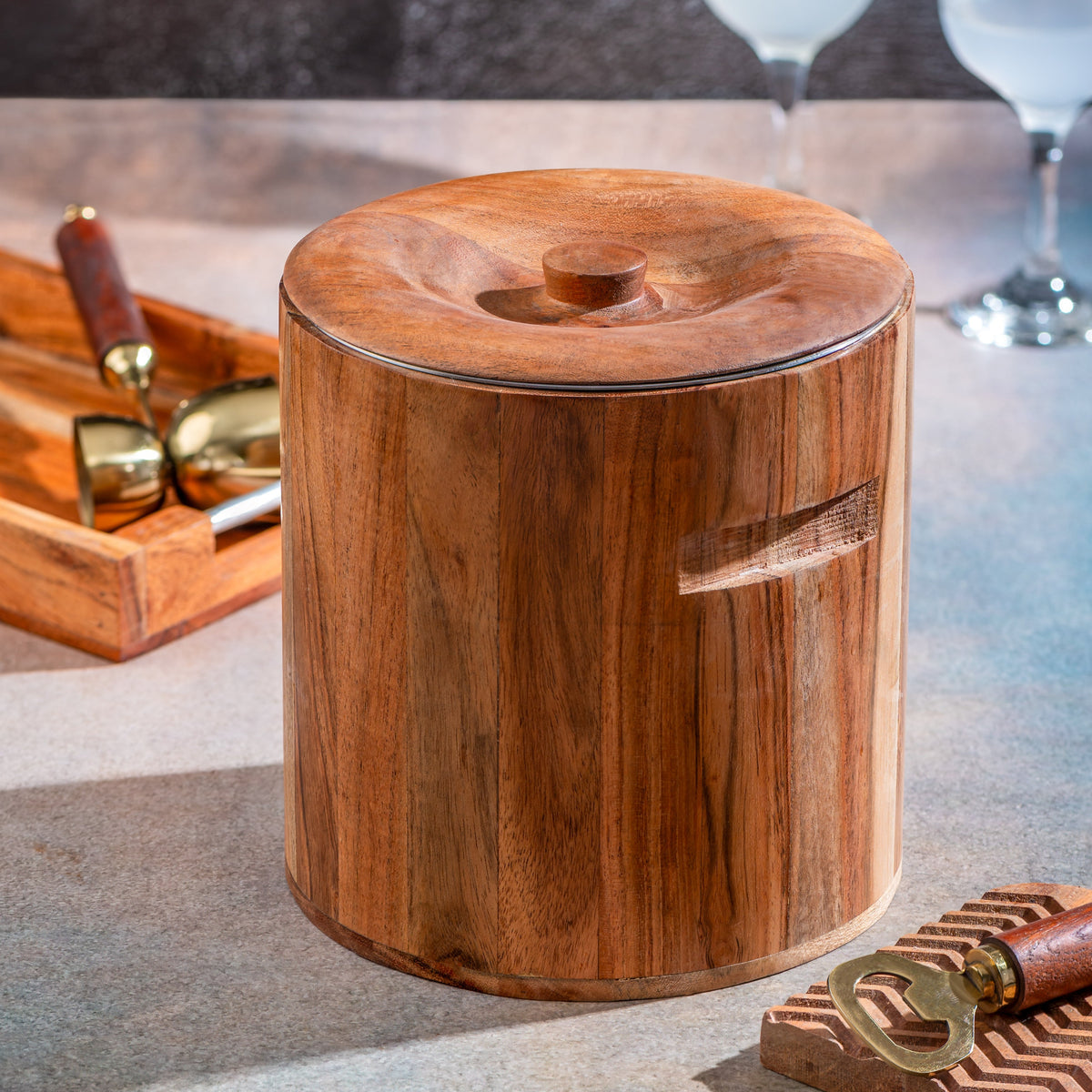 Mirage Wooden Ice Bucket
