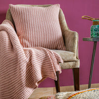 Blush Weave Cushion Cover