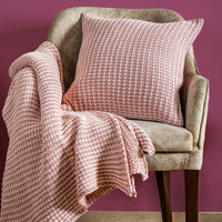Blush Weave Throw