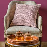 Blush Weave Cushion Cover