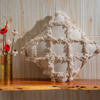 Diamond Fringe Cushion Cover