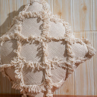 Diamond Fringe Cushion Cover